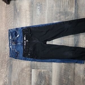 Lot of 2 Pairs Boys straight  Jeans Adjustable Waist, Childrens Place